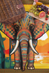 Elephant Mama Africa Blanket